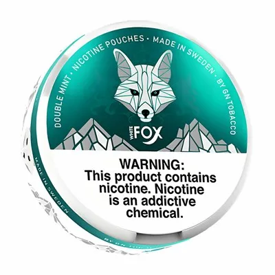 Sachets de nicotine White Fox Double Menthe
